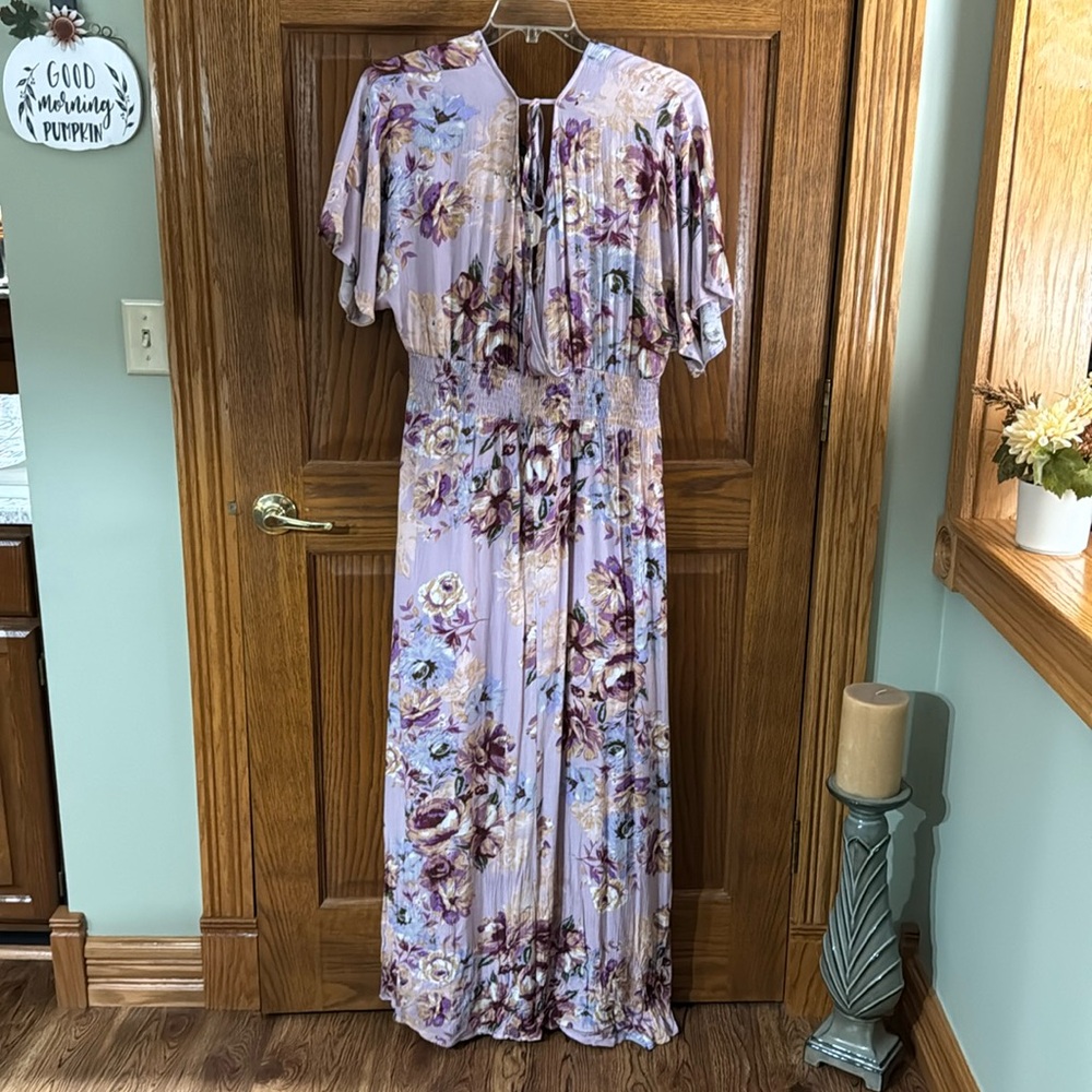 Women’s floral maxi dress